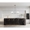 Z-Lite Leila Chandelier, 2-Light, 12 In.W x 42 In.L x 9.5 In.H, Matte Black/White Linen 744-42L-MB - alternate 6